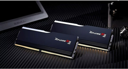 Ripjaws M5 RGB DDR5 96GB RAM με 2x48GB Modules και Ταχύτητα 5200 για Desktop