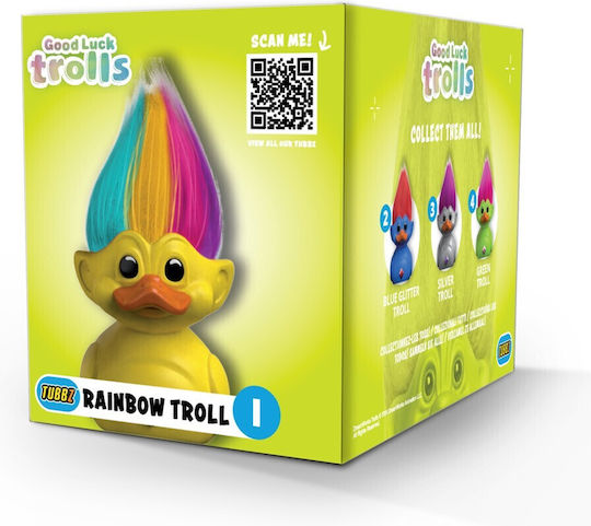 Numskull Trolls Boxed Tubbz - Rainbow Troll Rubber Duck 10εκ.