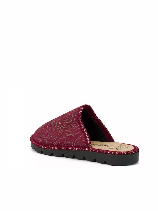 Comfortella Winter Women's Slippers in Red color