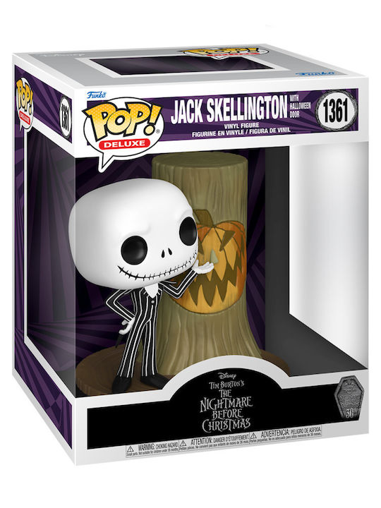 Funko Pop! Deluxe: Nachtmahr vor Weihnachten - Jack Skellington mit Halloween-Tür 1361