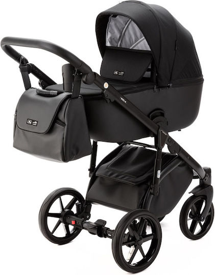 Adamex Nola Standard Ρυθμιζόμενο Καρότσι 2 σε 1 Μαύρο 14.8kg