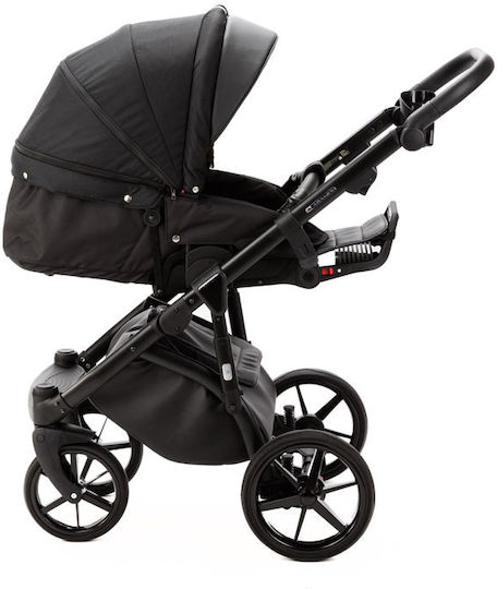 Adamex Nola Standard Ρυθμιζόμενο Καρότσι 2 σε 1 Μαύρο 14.8kg