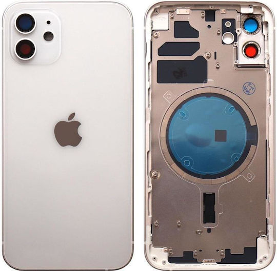 Batterieabdeckung Back Housing Rückseite Weiß für Apple iPhone 12