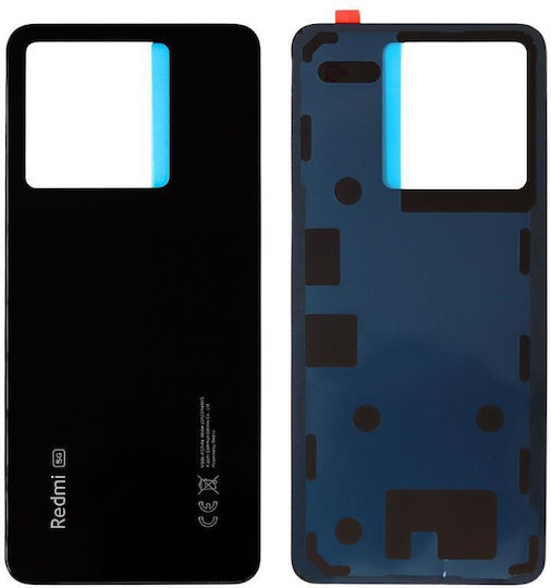 Battery Cover Black for Redmi Note 13 Pro 5G / Poco X6