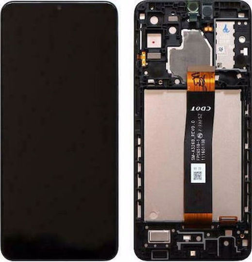 Οθόνη με Μηχανισμό Αφής για Galaxy A32 5G (Μαύρο)