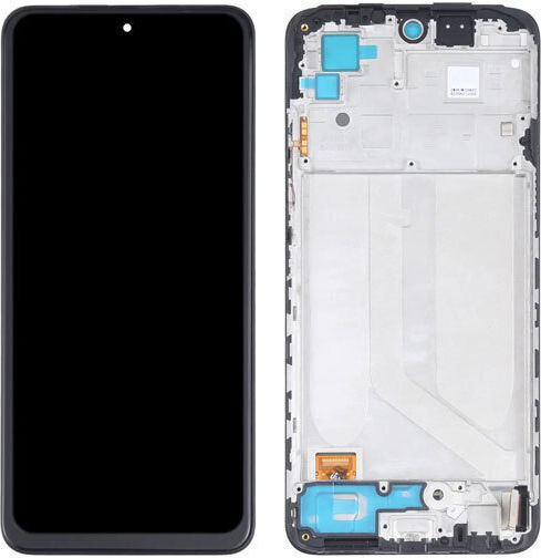 Екран OLED Oled & Digitizer със Сензорен Механизъм и Рамка за / Note 10s / Poco M5s (Черен)