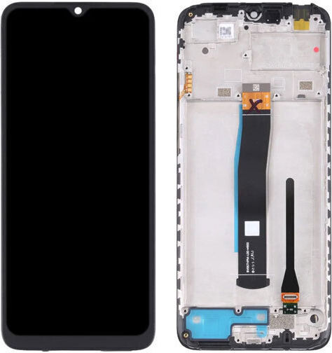 Οθόνη με Μηχανισμό Αφής και Πλαίσιο για Xiaomi Redmi 10C, Poco C40 (Μαύρο)