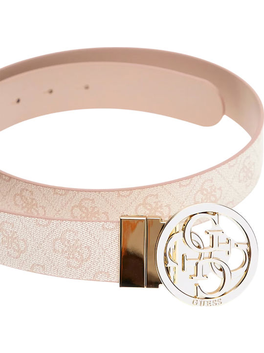 Damen Gürtel Aus Leder Rosa