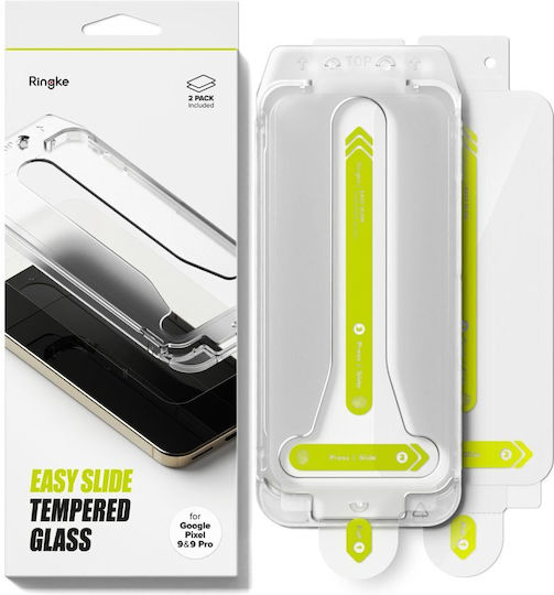Ringke Easy Slide Tempered Glass 2τμχ (Google Pixel 9 / 9 Pro / 10 / 10 Pro)