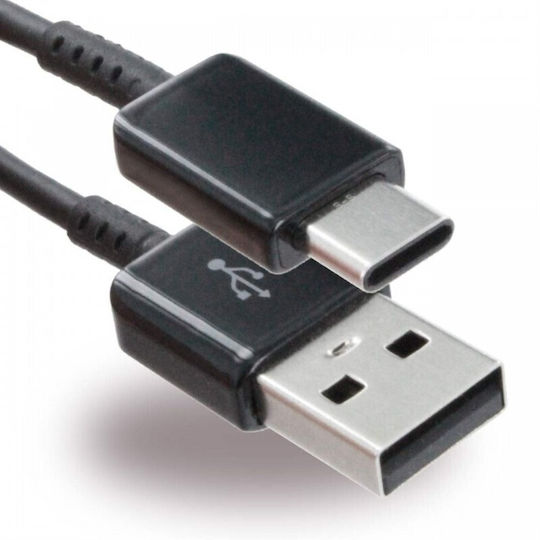 Samsung Φορτιστής με Θύρα USB-A και Καλώδιο micro USB Μαύρος (Eta-u90)