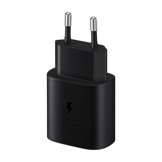 Samsung Charger with USB-C Port 25W Blacks (EP-TA800 + EP-DG977BBE)