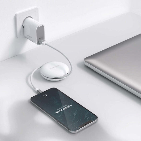 Vonmählen Φορτιστής Χωρίς Καλώδιο με Θύρα USB-A 18W Quick Charge 3.0 Λευκός (Unity)