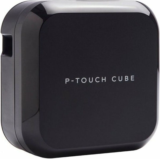 Brother P-touch CUBE Plus PT-P710BT Electronic Handheld Label Maker in Black Color