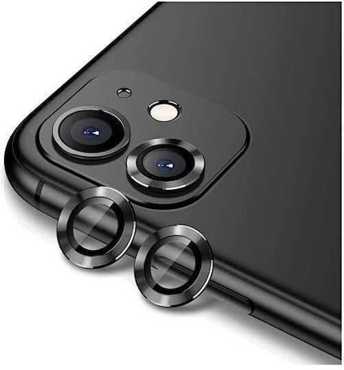 ObaStyle Προστασία Κάμερας Tempered Glass Μαύρο για το iPhone 13, iPhone 13 mini