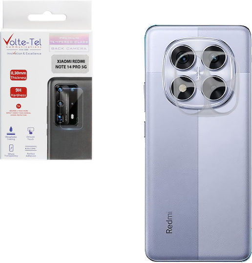 Volte-Tel Camera Protection Tempered Glass Transparent for the Xiaomi Redmi Note 14 Pro 5G
