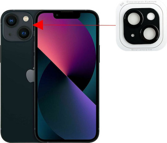 Volte-Tel Electroplating Προστασία Κάμερας Μεταλλικό Πλαίσιο Black για το iPhone 13 / 13 mini