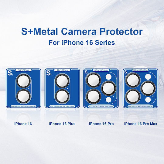 Lito Protecție Cameră Tempered Glass Pink pentru iPhone 16, iPhone 16 Plus
