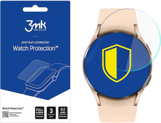 3MK FlexibleGlass Screen Protector pentru Galaxy Watch 4 40mm - Ceas Galaxy Watch 4 de 40mm 3buc