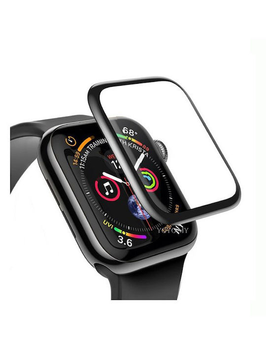 3d Full Glue 9h Full Face Tempered Glass για το Apple Watch 45mm 1τμχ