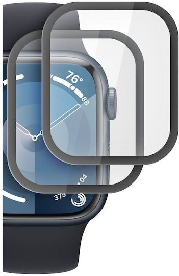 Hofi Hybrid Pro+ Displayschutzfolie für das Apple Watch 7 / 8 / 9 (45 MM) 2Stück