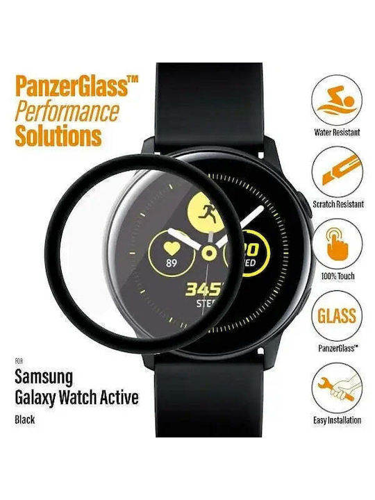 PanzerGlass Curved Glass Full Face Tempered Glass για το Galaxy Watch Active 1τμχ 7204