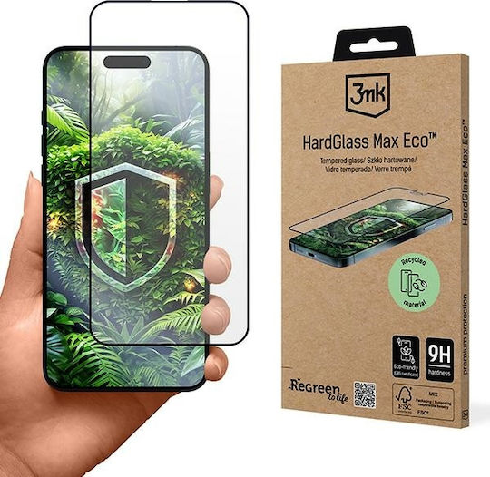 3MK Full Face Tempered Glass (iPhone 15)