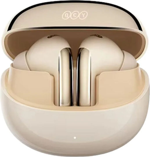 QCY Melobuds Pro HT08 Bluetooth Handsfree Earphones with Sweat Resistance and Charging Case Gold