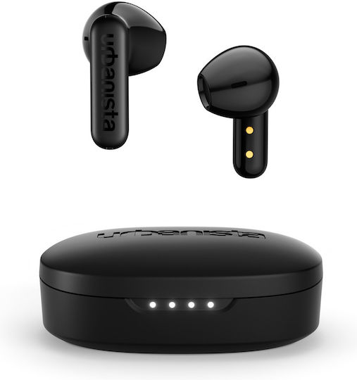 Urbanista Copenhagen 2 Earbud Bluetooth Handsfree Ακουστικά με Αντοχή στον Ιδρώτα και Θήκη Φόρτισης Midnight Black