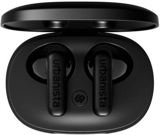 Urbanista Copenhagen 2 Earbud Bluetooth Handsfree Ακουστικά με Αντοχή στον Ιδρώτα και Θήκη Φόρτισης Midnight Black