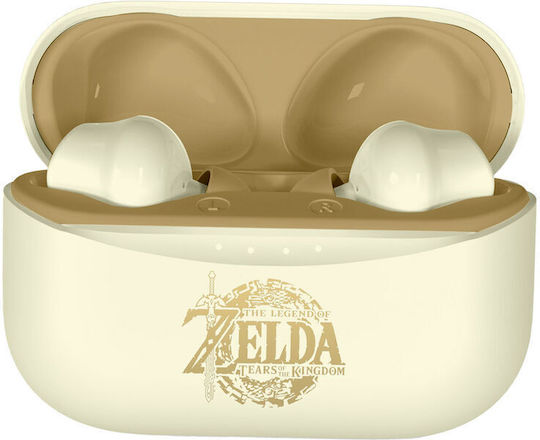 OTL The Legend of Zelda: Tears of the Kingdom In-ear Bluetooth Handsfree Ακουστικά με Θήκη Φόρτισης Λευκά