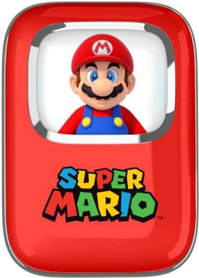 OTL Super Mario Slide In-Ear Bluetooth-Freisprecheinrichtung Kopfhörer mit Ladeetui Rot