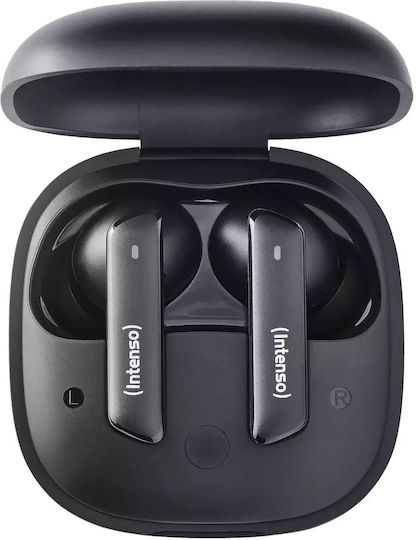 Intenso T500HAE In-ear Bluetooth Handsfree Ακουστικά με Θήκη Φόρτισης Μαύρα