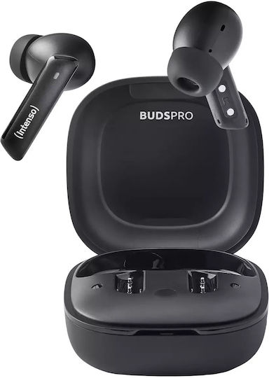 Intenso T500HAE In-ear Bluetooth Handsfree Ακουστικά με Θήκη Φόρτισης Μαύρα