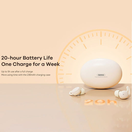 Remax SleepBuds Z2 Bluetooth Handsfree Earphones with Charging Case Beige