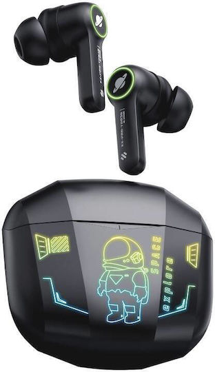 Onikuma T36 In-ear Bluetooth Handsfree Ακουστικά με Θήκη Φόρτισης Μαύρα