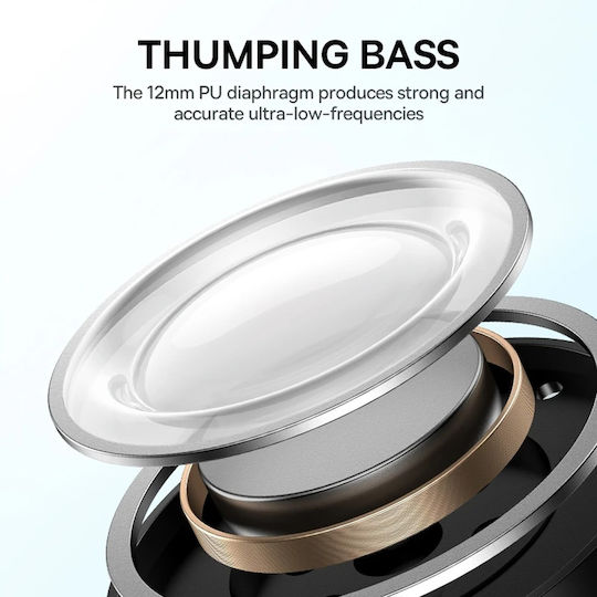 Baseus Bowie E19 In-ear Bluetooth Handsfree Ακουστικά με Αντοχή στον Ιδρώτα και Θήκη Φόρτισης Λευκά