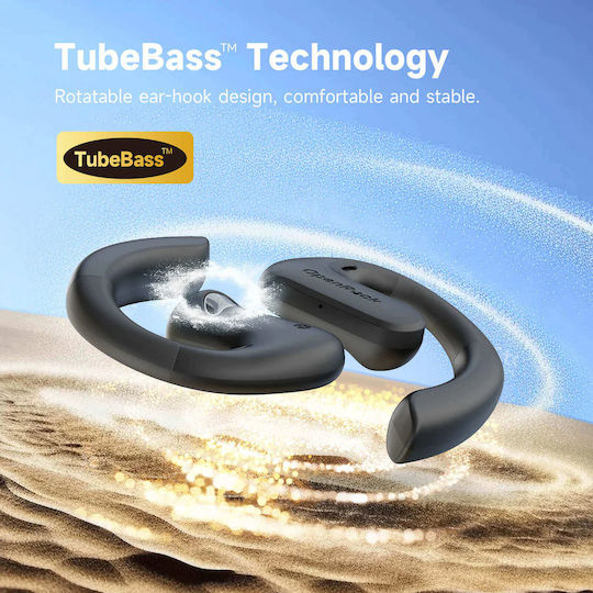 OneOdio OpenRock S In-ear Bluetooth Handsfree Căști cu Rezistență la Transpirație și Carcasă de Încărcare Negru