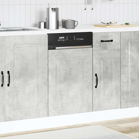 Kalmar Dishwasher Panel Concrete Grey 45x1.5x67 Cm Grey Concrete 853651