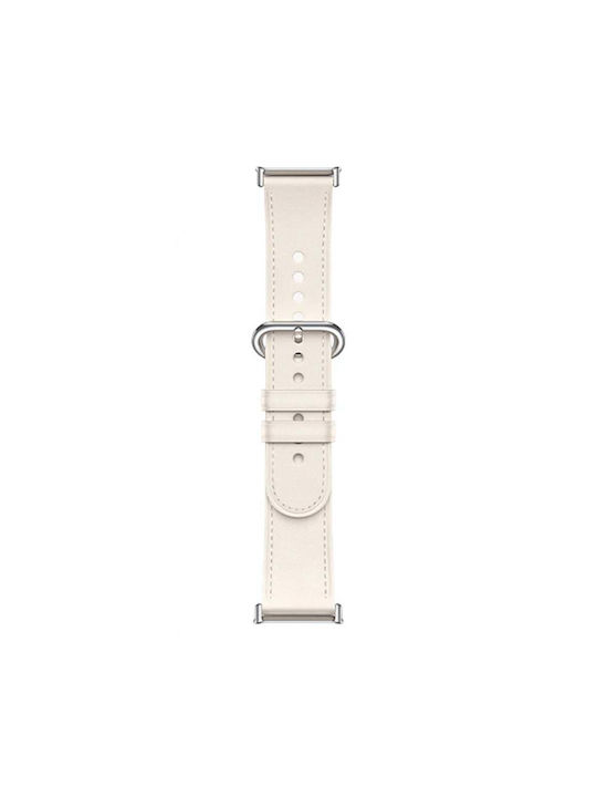 Xiaomi Leather Quick-release Strap White 2-year Warranty