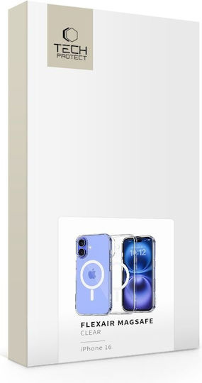 Tech-Protect Flexair Back Cover Silicone Transparent (iPhone 16)
