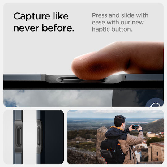 Spigen Tough Back Cover Σιλικόνης / Πλαστικό 2mm Μπλε (iPhone 16 Pro Max)