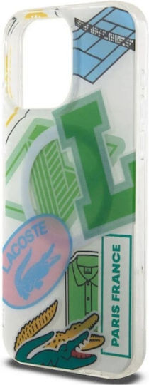 Lacoste Double Layer Patch Magsafe Back Cover Plastic Green (iPhone 15 Pro)
