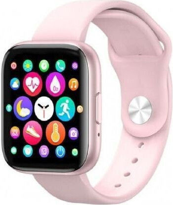 T99 Pro Smartwatch με Παλμογράφο (Ροζ)