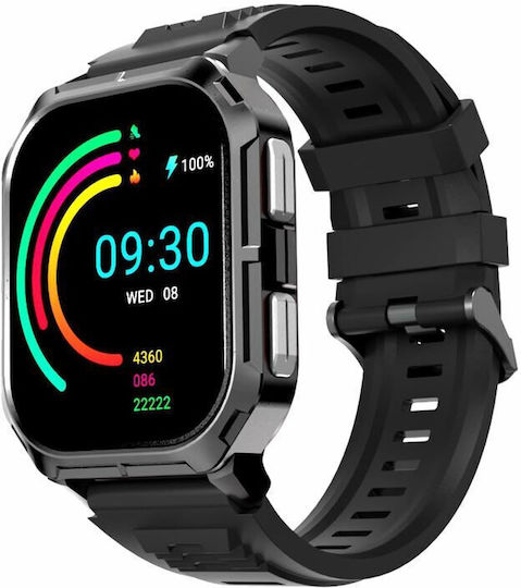 HiFuture FutureFit Ultra 3 Смартчасовник с Пулсомер (Черен)