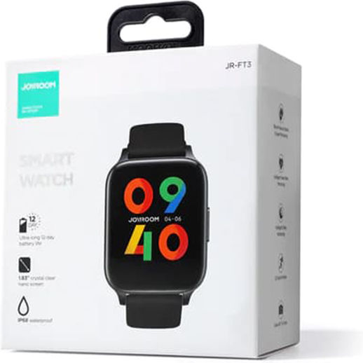 Joyroom JR-FT3 Smartwatch με Παλμογράφο (Dark Gray)