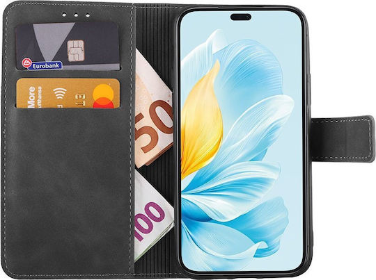 Lime Essential Magnet Книга Изкуствена кожа Сив (Honor 200 Lite)