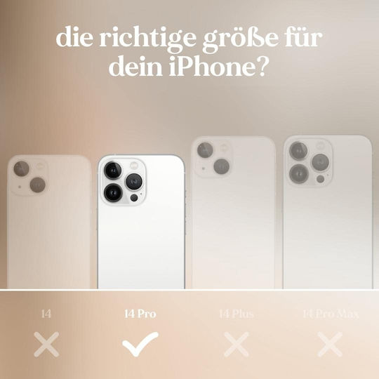 Woodcessories Задна корица с Каишка Черен (iPhone 14 Pro)