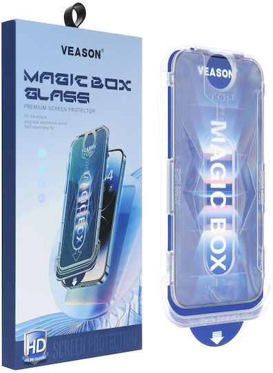 Veason Full Face Tempered Glass Black (iPhone 13 Pro Max)