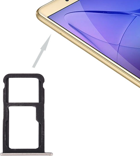 Υποδοχή Κάρτας SIM Χρυσό για Huawei P8/P9 Lite 2017
