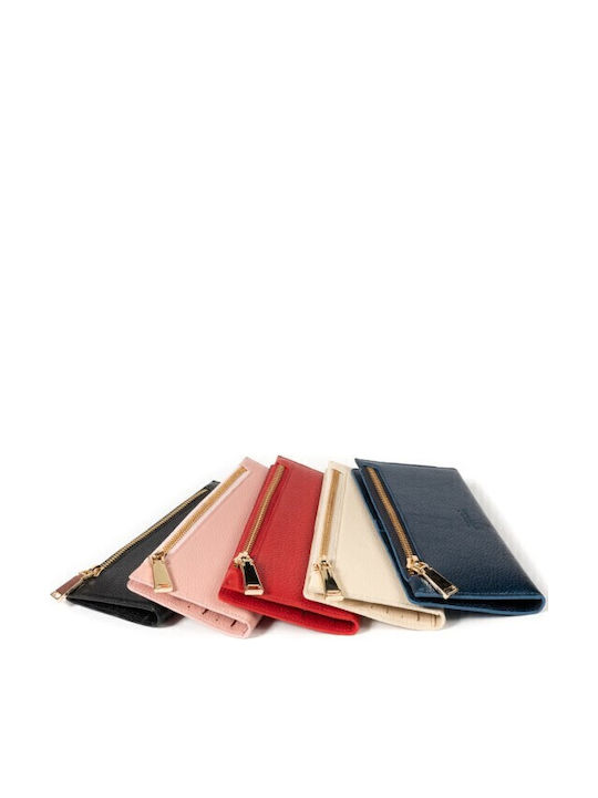 Leather Women's Wallet Classic Pink